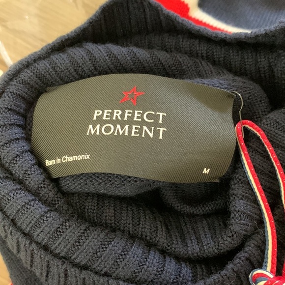 NWT Perfect moment schild ski sweater in navy - Picture 13 of 14